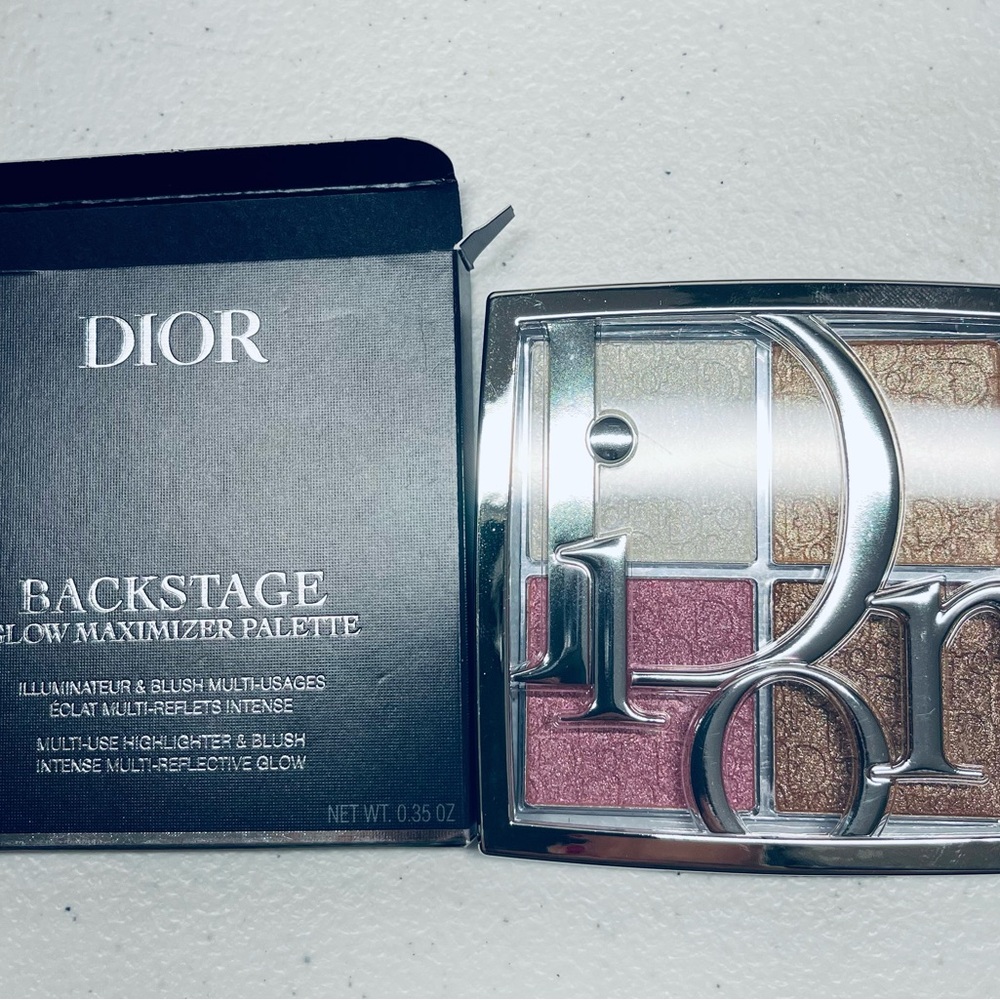 Dior Backstage Glow Maximizer Palette - Pink, Gold, Bronze